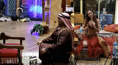 Modern shisha lounge