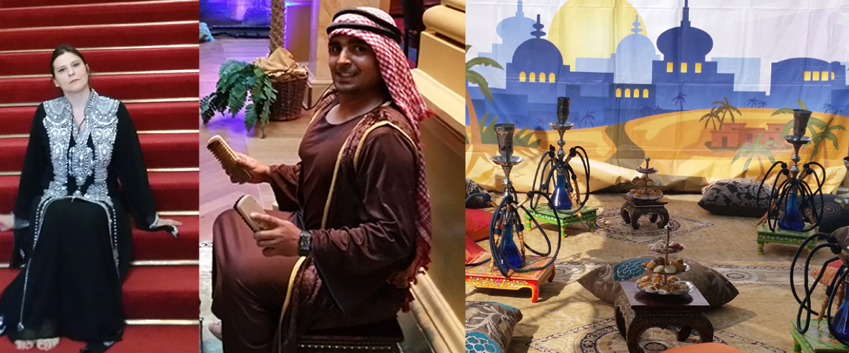 Shisha bar in de Thema 1001 Nacht